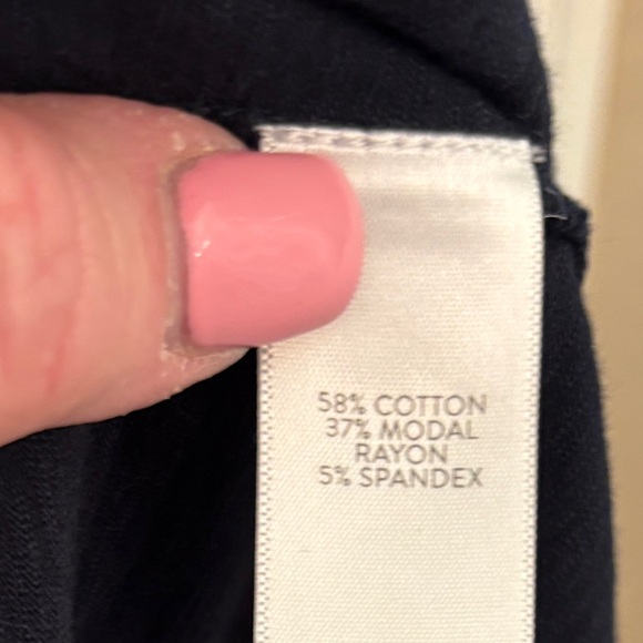 Eileen Fisher Blue Ruffled Short Sleeve Midi Dress Cotton Blend Women’s Small - Picture 4 of 4